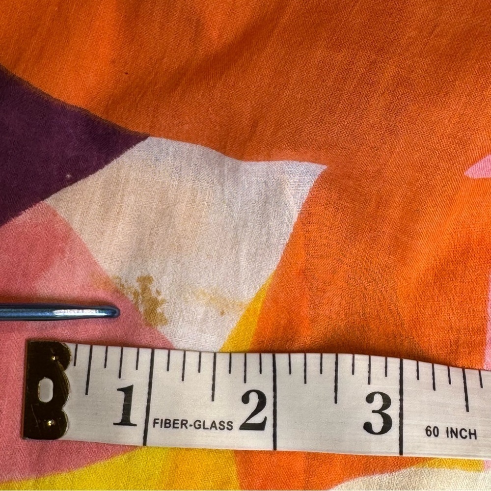 🌻 True Destinations Print Voile Cover Up Kimono Tropical Resort Boho Medium* - Picture 12 of 12